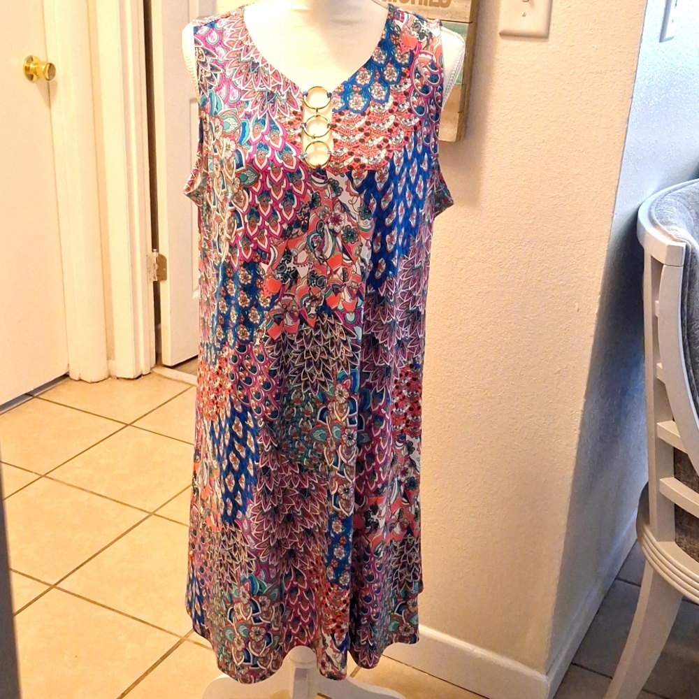 MSK 60's style slip on dress Size: XL
